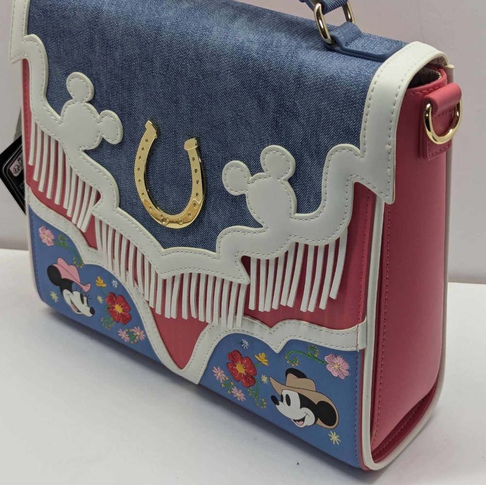 Loungefly Western Mickey and Minnie Bag